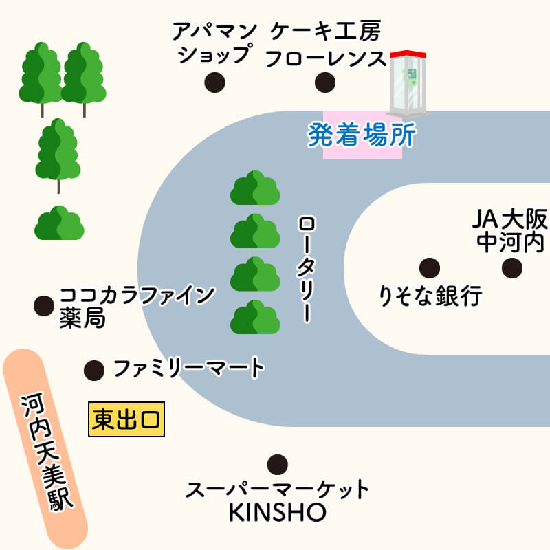 河内天美駅1